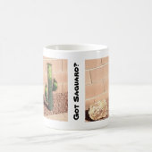 Cute Desert Saguaro Cacti Coffee Mok (Center)