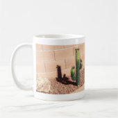Cute Desert Saguaro Cacti Coffee Mok (Links)