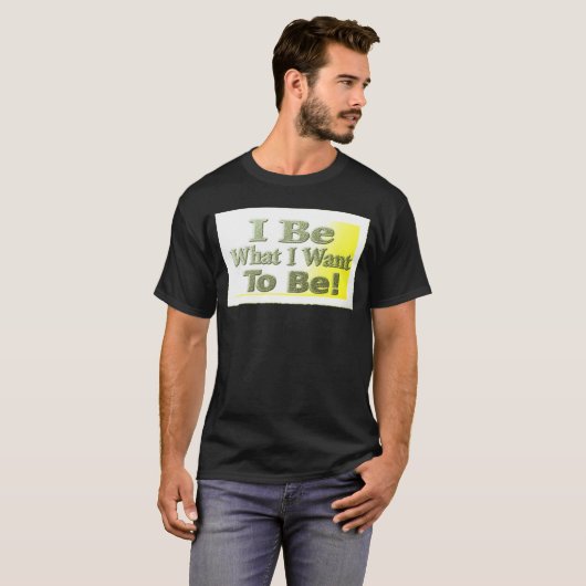 Cute Design about "I be" T-shirt (Voorkant volledig)