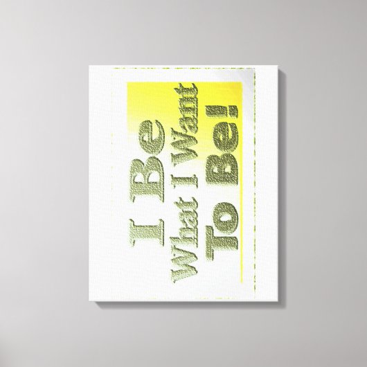 Cute Design about "I be" T-Shirt Sierkussen Tri Canvas Afdruk (Voorkant)