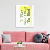 Cute Design about "I be" T-Shirt Sierkussen Tri Canvas Afdruk (Insitu (Woonkamer))