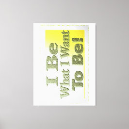 Cute Design about "I be" T-Shirt Sierkussen Tri Canvas Afdruk