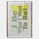 Cute Design about "I be" T-Shirt Sierkussen Tri Deken (Voorkant Verticaal)