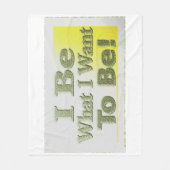 Cute Design about "I be" T-Shirt Sierkussen Tri Fleece Deken (Voorkant)