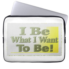 Cute Design about "I be" T-Shirt Sierkussen Tri Laptop Sleeve