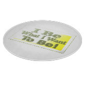 Cute Design about "I be" T-Shirt Sierkussen Tri Snijplank (Hoek)