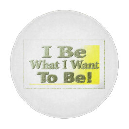 Cute Design about "I be" T-Shirt Sierkussen Tri Snijplank