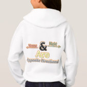 Cute Design about "Right and Wrong Directions"! T- (Achterkant)