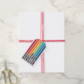 Cute Design Expression text voor Moederdag Cadeaulabel (Met Touw)