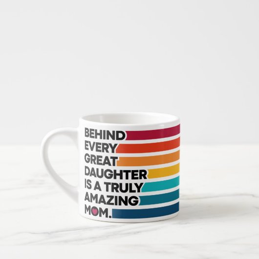 Cute Design Expression text voor Moederdag Espresso Kop (Links)