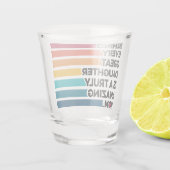 Cute Design Expression text voor Moederdag Shot Glas (Achterkant)