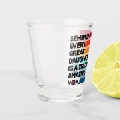 Cute Design Expression text voor Moederdag Shot Glas (Links)