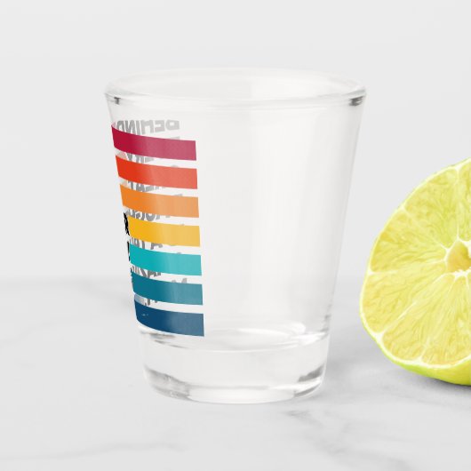 Cute Design Expression text voor Moederdag Shot Glas (Rechts)