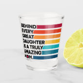 Cute Design Expression text voor Moederdag Shot Glas (Voorkant)