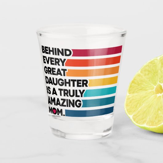 Cute Design Expression text voor Moederdag Shot Glas (Voorkant)