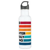 Cute Design Expression text voor Moederdag Waterfles (Voorkant)