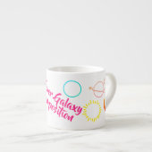 Cute Design of Flower Galaxy Combination Espresso Kop (Voorkant rechts)