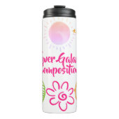 Cute Design of Flower Galaxy Combination Thermosbeker (Voorkant)
