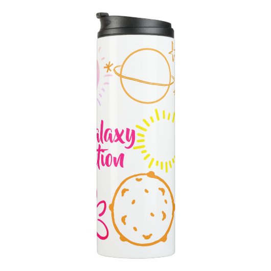 Cute Design of Flower Galaxy Combination Thermosbeker (Geroteerd rechts)
