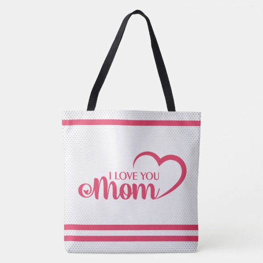Cute Design Text Best Mam Ever voor Moederdag Tot Tote Bag (Voorkant)