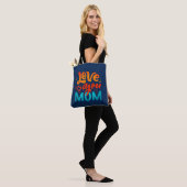 Cute Design Text Love You Ma for Moederdag Tote Bag (Op model)