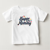 Cute Design Typography Super mammie (Voorkant)