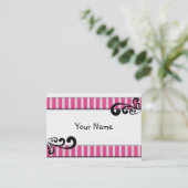 Cute Designer Foto-sjablonen voor visitekaartjes (Staand voorkant)