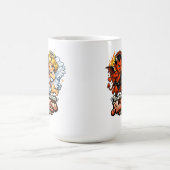 Cute Devil & Angel Valentine Day Love Design Koffiemok (Center)