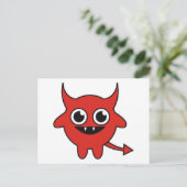 Cute Devil Briefkaart (Staand voorkant)