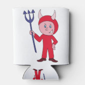 Cute Devil Halloween Costume Blikjeskoeler (Achterkant)