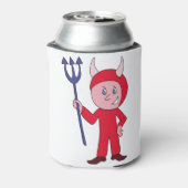 Cute Devil Halloween Costume Blikjeskoeler (Blikje Achterkant)