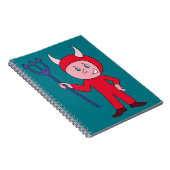Cute Devil Halloween Costume Notitieboek (Rechterzijde)
