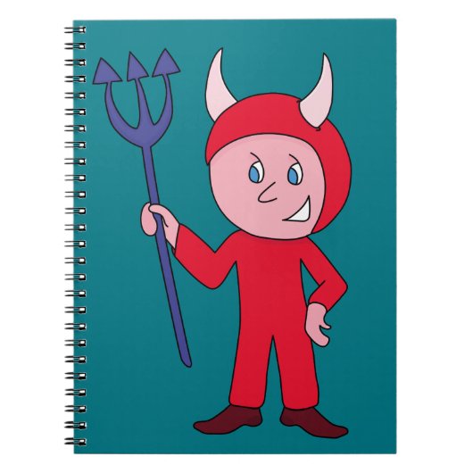 Cute Devil Halloween Costume Notitieboek (Voorkant)