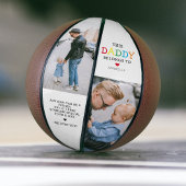 Cute "Deze papa behoort tot" Foto Collage Basketbal