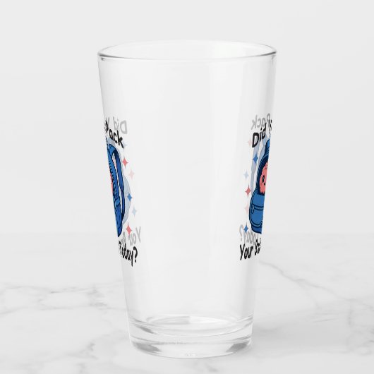 Cute “Did You Pack Your Brain Today?” Brain Pun Glas (Links)