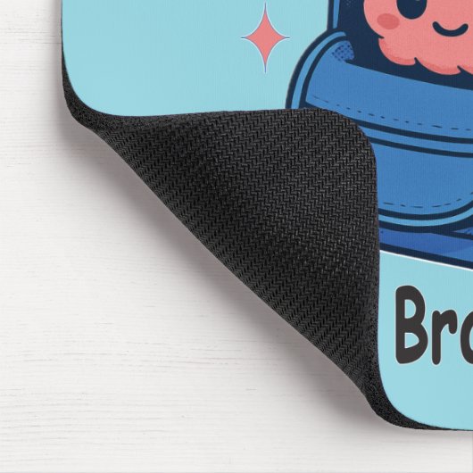 Cute “Did You Pack Your Brain Today?” Brain Pun Muismat (Hoek)