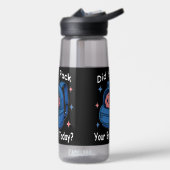 Cute “Did You Pack Your Brain Today?” Brain Pun Waterfles (Links)