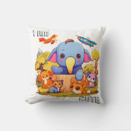 Cute dier cartoonillustratie ik ben schattig kussen