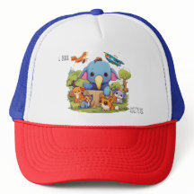Cute dier cartoonillustratie ik ben schattig
