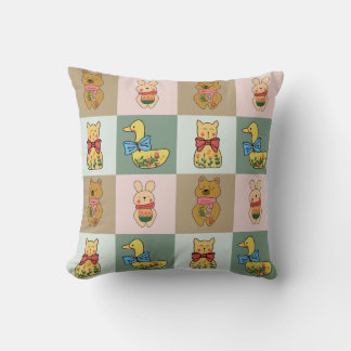 Cute dier voor bank- en slaapkamerdecoratie kussen