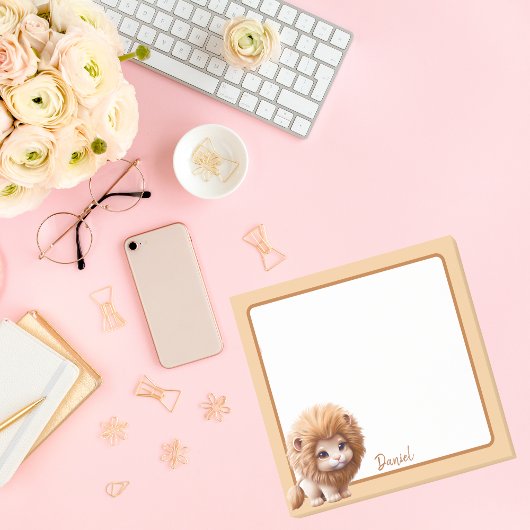 Cute Dieren Baby Leeuw Post-it® Notes