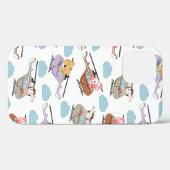 Cute Dieren In Helikopter Patroon Case-Mate iPhone Case (Achterkant (horizontaal))