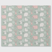 Cute Dieren Inpakpapier (Vlak)