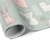 Cute Dieren Inpakpapier (Rol Hoek)