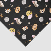 Cute Dieren Kinder Halloween Feestje Tissuepapier (Detail)