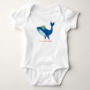 Cute dieren schildpad Walvis vis Verjaardagsfeestj Romper