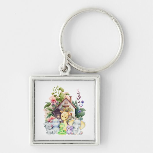 Cute Dieren Sleutelhanger (Voorkant)