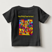 Cute Dieren Superhelden Peuter T-shirt (Achterkant)