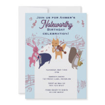 Cute Dierenband Speelt Instrumenten Custom 