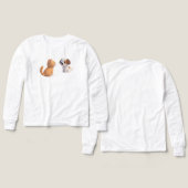 Cute Dierenliefhebbers T-shirt (Voorkant /achterkant)